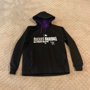 Mens large colorado Rockies hoodie.